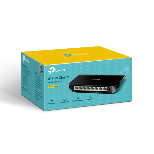 SWITCH 8-port Desktop Gigabit TL-SG1008D