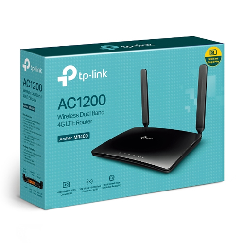 Archer MR400(EU) AC1200 Wireless Dual Band 4G LTE Router