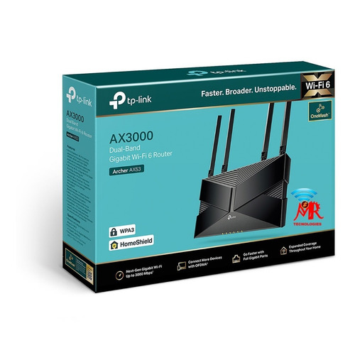 Archer AX53(US)AX3000 Gigabit Wi-Fi 6 Router