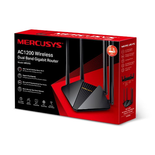 MERCUSYS: MR30G(EU).AC1200 Wireless Dual Band Gigabit Router