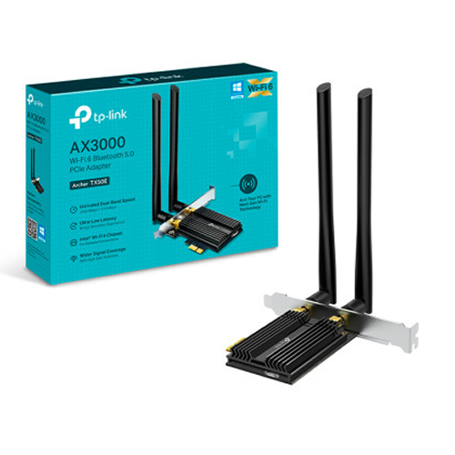 Archer TX50E(UN).AX3000 Wi-Fi 6 Bluetooth 5.2 PCIe Adapter