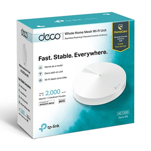 Deco M5(1-pack)(US).AC1300 Whole Home Mesh Wi-Fi Unit