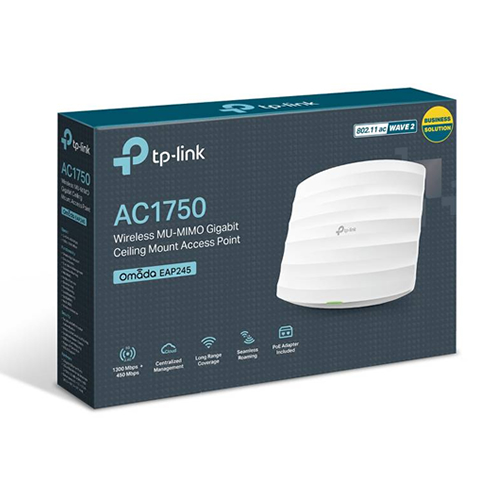 EAP245(US)AC1750 Wireless MU-MIMO Gigabit Ceiling Mount Access Point